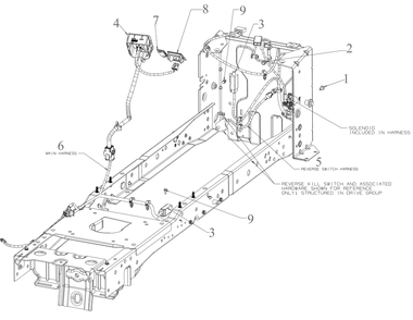 Electrical Diagram and Parts List for XT1-LT46KH (13APA9TTA10)(2023) Cub Cadet Lawn Tractor